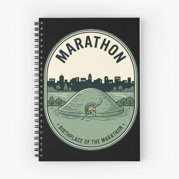 Item preview, Marathon Greece Vintage Travel Emblem Greek History designed and sold by k3rstman1.