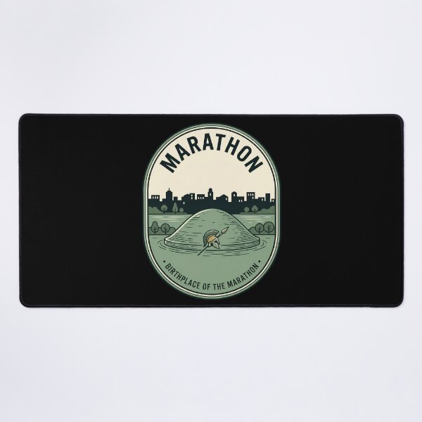 Item preview, Marathon Greece Vintage Travel Emblem Greek History designed and sold by k3rstman1.