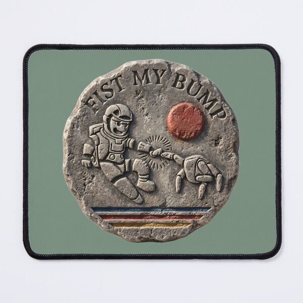 Item preview, Fist My Bump on top of Stone coin designed and sold by Cine Store Merch.