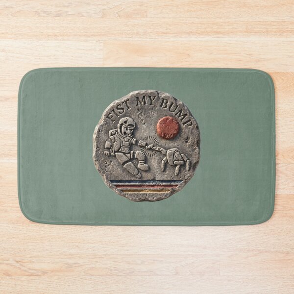 Item preview, Fist My Bump on top of Stone coin designed and sold by Cine Store Merch.