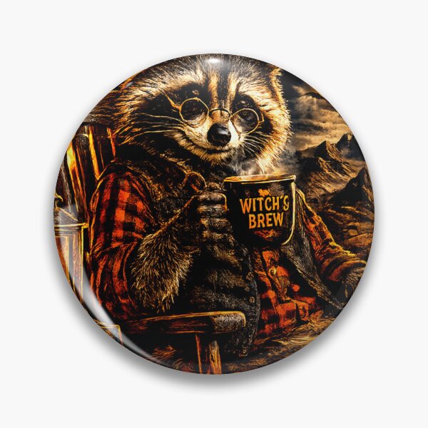 Item preview, Mapache de café de Halloween designed and sold by NativeGraffix.