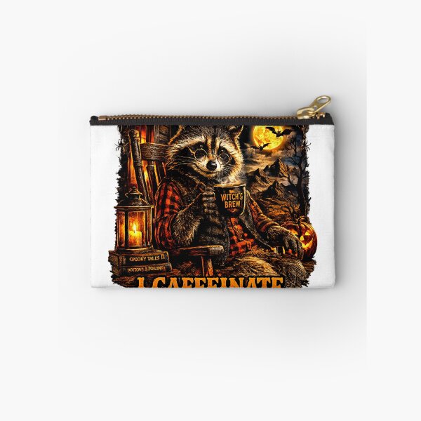 Item preview, Hallowween Coffee raccoon  designed and sold by NativeGraffix.