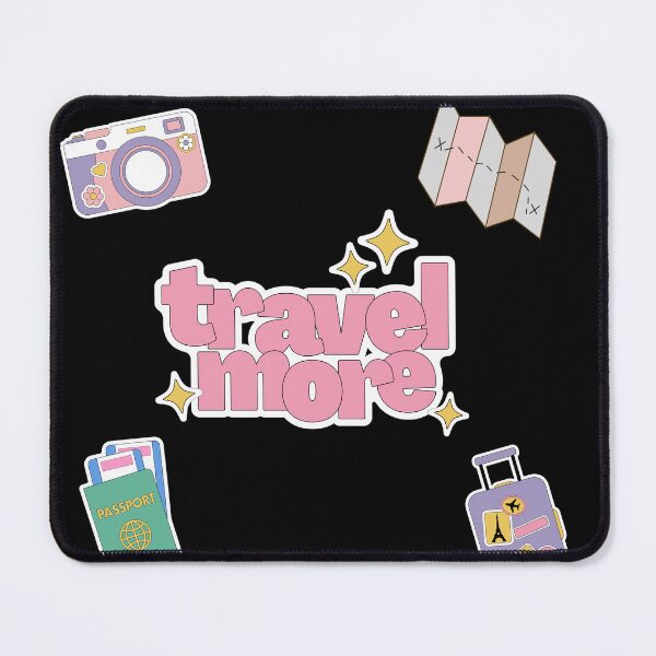 Item preview, Travel more typography designed and sold by Krishnacre8.