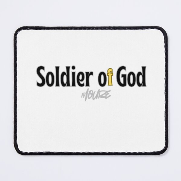 Item preview, Soldier of god minimalistic design designed and sold by Mourest.