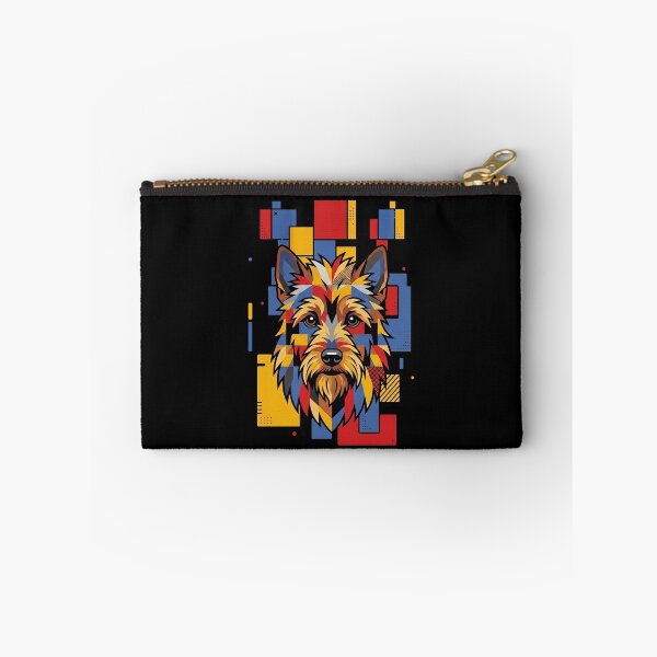 Item preview, Funny Australian Terrier Colorful Blocks Geometric Art Mom Dad Kids designed and sold by FurryHavenPH.
