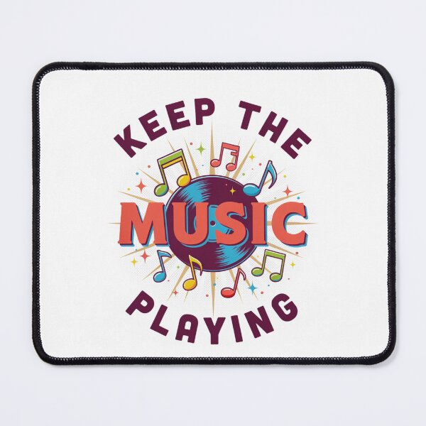 Item preview, Keep The Music Playing – Retro Vinyl Record Music Celebration Design designed and sold by Midnight Veil Designs.