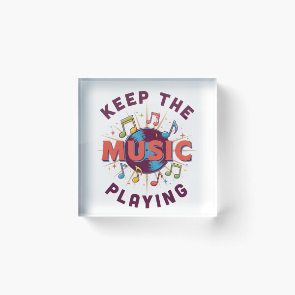 Item preview, Keep The Music Playing – Retro Vinyl Record Music Celebration Design designed and sold by Midnight Veil Designs.