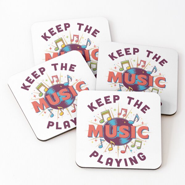 Item preview, Keep The Music Playing – Retro Vinyl Record Music Celebration Design designed and sold by Midnight Veil Designs.