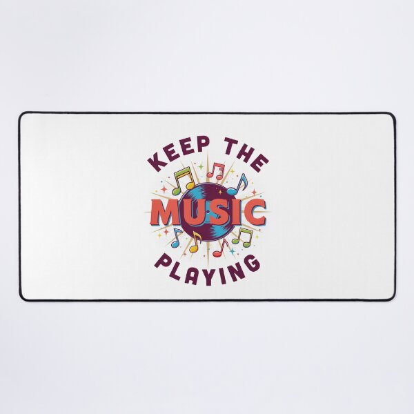 Item preview, Keep The Music Playing – Retro Vinyl Record Music Celebration Design designed and sold by Midnight Veil Designs.