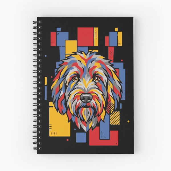 Item preview, Funny Barbet Colorful Blocks Geometric Art Mom Dad Kids designed and sold by FurryHavenPH.