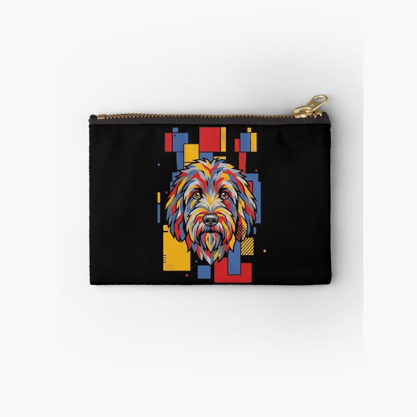 Item preview, Funny Barbet Colorful Blocks Geometric Art Mom Dad Kids designed and sold by FurryHavenPH.