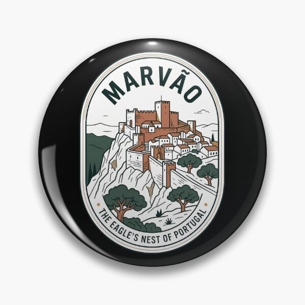 Item preview, Marvão Portugal Vintage Travel Emblem Eagle's Nest designed and sold by k3rstman1.