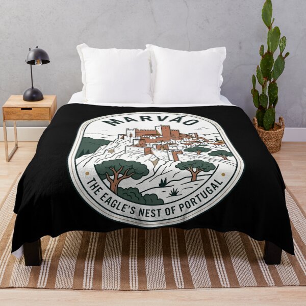 Item preview, Marvão Portugal Vintage Travel Emblem Eagle's Nest designed and sold by k3rstman1.