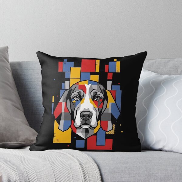 Item preview, Funny Bassador Colorful Blocks Geometric Art Mom Dad Kids designed and sold by FurryHavenPH.
