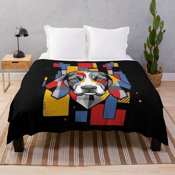 Item preview, Funny Bassador Colorful Blocks Geometric Art Mom Dad Kids designed and sold by FurryHavenPH.