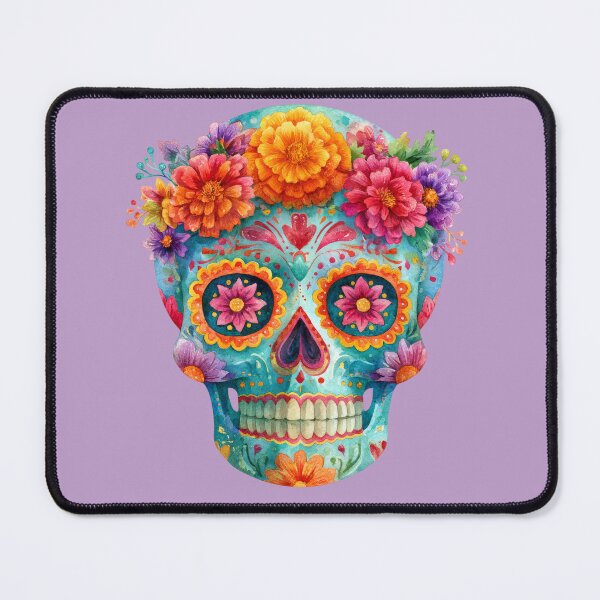 Item preview, Dia de Muertos Floral Sugar Skull | Mexican Calavera Art designed and sold by MythicMood.