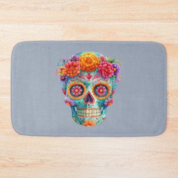 Item preview, Dia de Muertos Floral Sugar Skull | Mexican Calavera Art designed and sold by MythicMood.