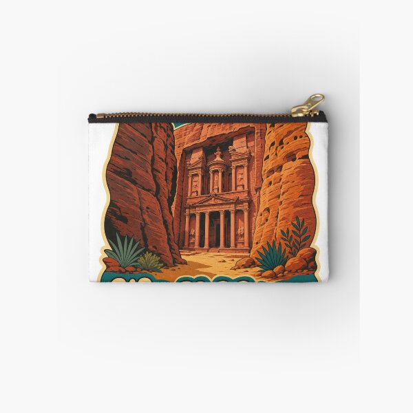 Item preview, Wadi Musa Jordan Travel Souvenir - Retro Illustration designed and sold by VisualArtsOasis.