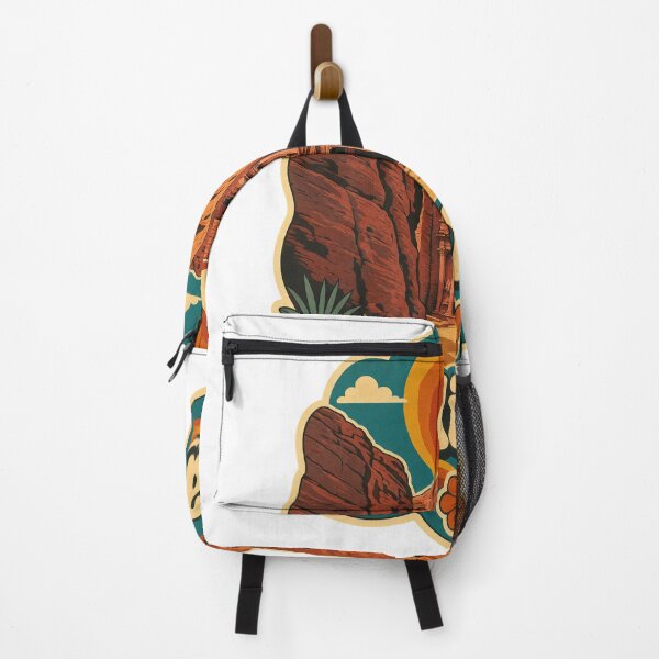 Item preview, Wadi Musa Jordan Travel Souvenir - Retro Illustration designed and sold by VisualArtsOasis.
