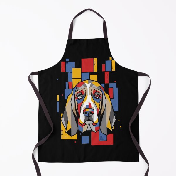 Item preview, Funny Basset Hound Colorful Blocks Geometric Art Mom Dad Kids designed and sold by FurryHavenPH.