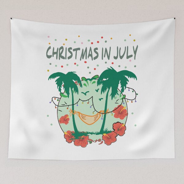 Item preview, Christmas in July: Tropical colorful Christmas tree designed and sold by vibeno1.