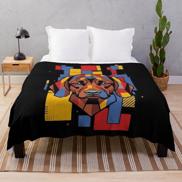 Item preview, Funny Bavarian Mountain Scent Hound Colorful Blocks Geometric Art Mom Dad Kids designed and sold by FurryHavenPH.