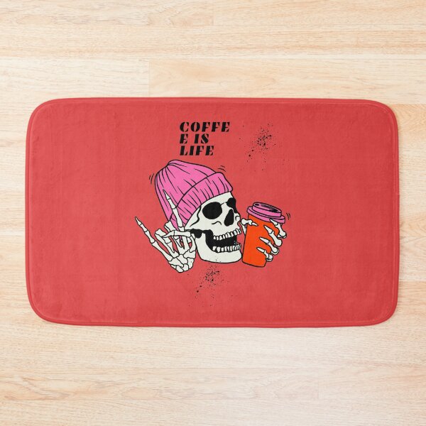 Item preview, Coffee is Life Skull Design designed and sold by Wild Ink Works.