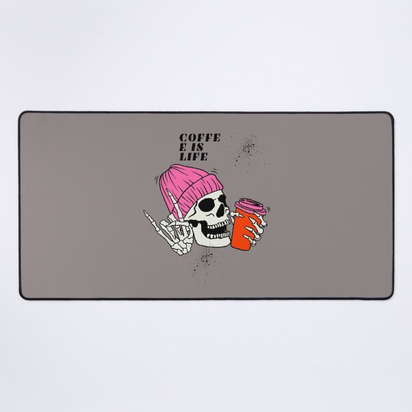 Item preview, Coffee is Life Skull Design designed and sold by Wild Ink Works.