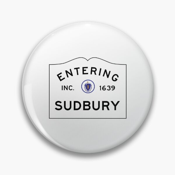 Item preview, Entering Sudbury Massachusetts - Commonwealth of Massachusetts Road Sign  designed and sold by NewNomads.
