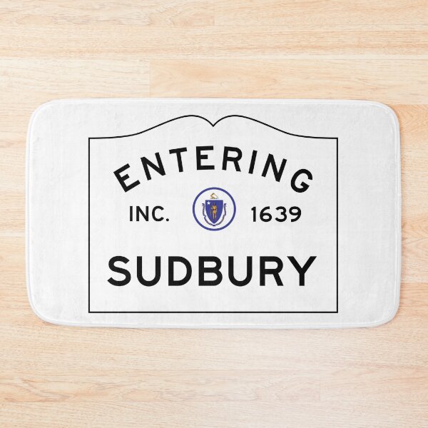 Item preview, Entering Sudbury Massachusetts - Commonwealth of Massachusetts Road Sign  designed and sold by NewNomads.