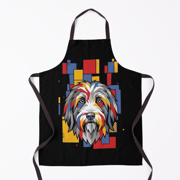 Item preview, Funny Bearded Collie Colorful Blocks Geometric Art Mom Dad Kids designed and sold by FurryHavenPH.