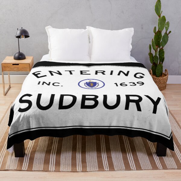 Item preview, Entering Sudbury Massachusetts - Commonwealth of Massachusetts Road Sign  designed and sold by NewNomads.