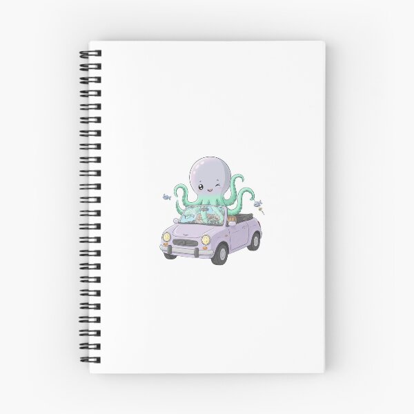 Item preview, Cute Octopus Driving a Convertible Car sticker designed and sold by blossomfun.