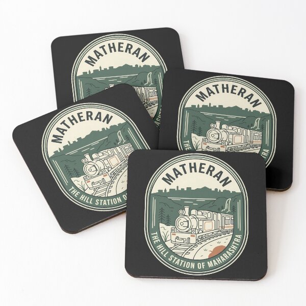Item preview, Matheran Hill Station Vintage Travel Emblem Train designed and sold by k3rstman1.