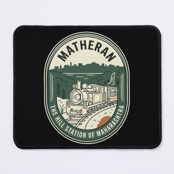 Item preview, Matheran Hill Station Vintage Travel Emblem Train designed and sold by k3rstman1.