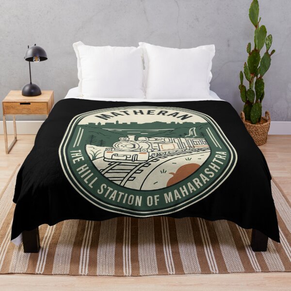 Item preview, Matheran Hill Station Vintage Travel Emblem Train designed and sold by k3rstman1.