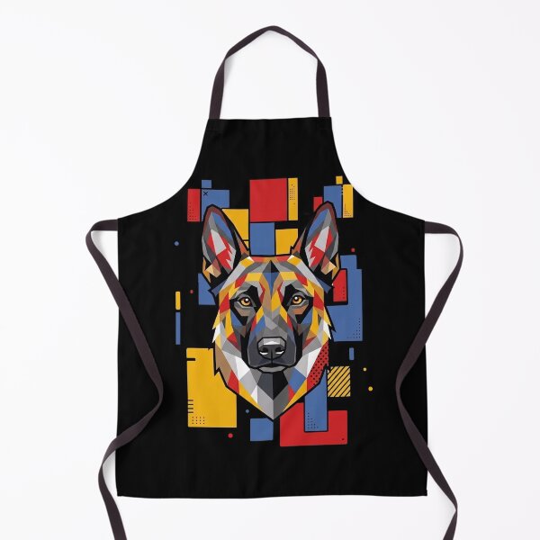 Item preview, Funny Belgian Malinois Colorful Blocks Geometric Art Mom Dad Kids designed and sold by FurryHavenPH.