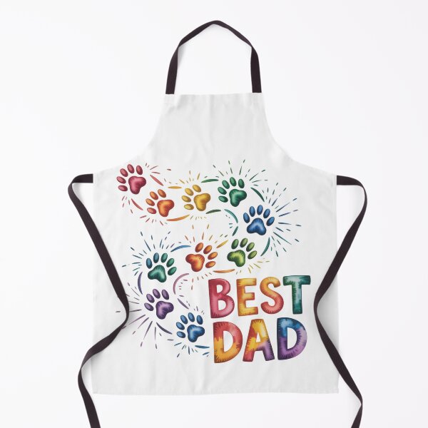 Item preview, Best Dad Colorful Paw Print  designed and sold by jkrphoto.