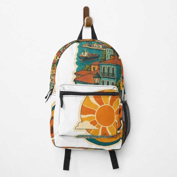 Item preview, Valparaiso Chile Travel Souvenir - Retro Illustration designed and sold by VisualArtsOasis.