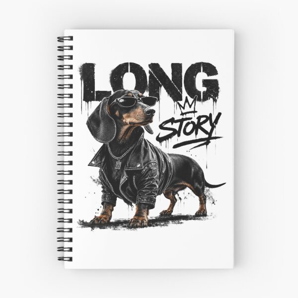 Item preview, Long Story Dachshund | Cool Streetwear Wiener Dog Graphic designed and sold by Pooch & Print Co..