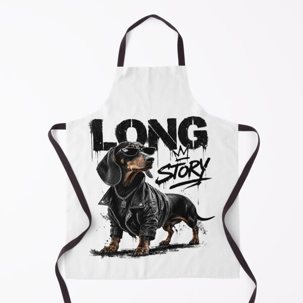 Item preview, Long Story Dachshund | Cool Streetwear Wiener Dog Graphic designed and sold by Pooch & Print Co..