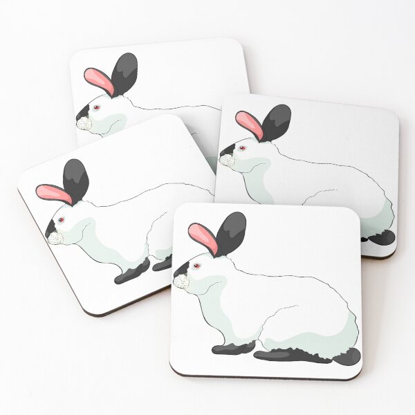 Item preview, home pet Californian rabbit  designed and sold by OrPolly.