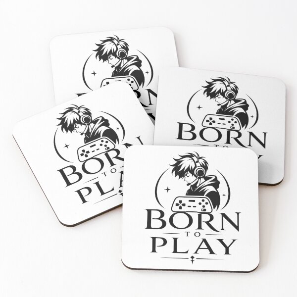 Item preview, Born to Play Gamer Anime Design designed and sold by House of Rein.