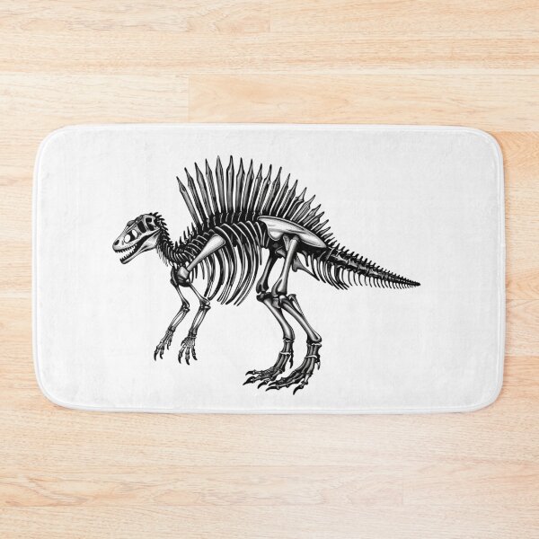 Item preview, Spinosaurus Dinosaur Skeleton Scientific Illustration designed and sold by VectorForge.