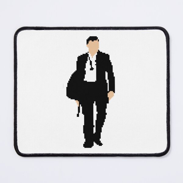 Item preview, Pixel Silhouette - James Bond - Daniel Craig designed and sold by FancyOwlDesigns.