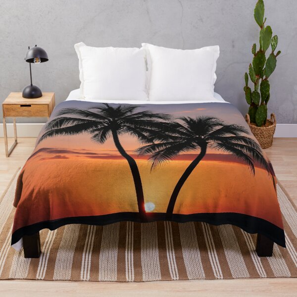 Item preview, Sunset Paradise with Silhouetted Palm Trees designed and sold by MammothArt.