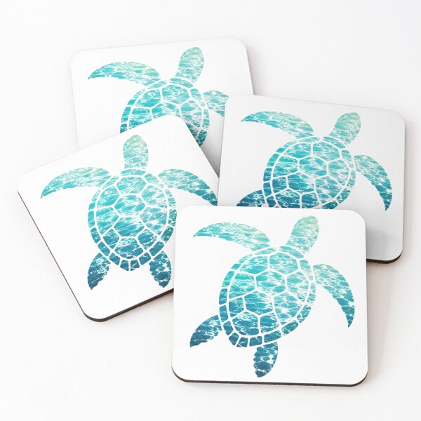 Item preview, Sea Turtle Turquoise Water Effect designed and sold by OTSC.