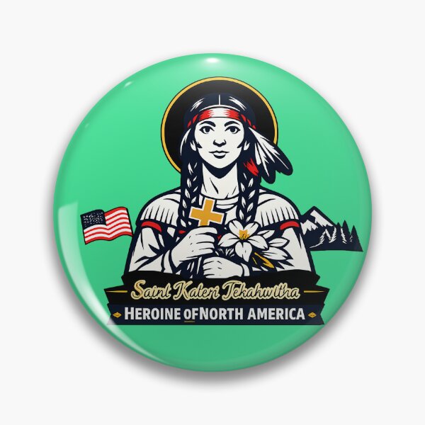 Item preview,  Saint Kateri Tekakwitha Lily of the Mohawks designed and sold by WarriorVision.
