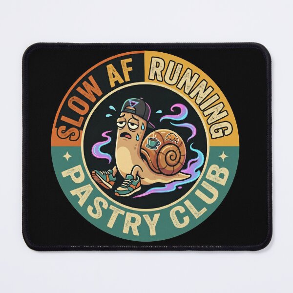 Item preview, Slow AF Running Club Funny Snail Pace Jogger Runner  designed and sold by ShetuAhsan.