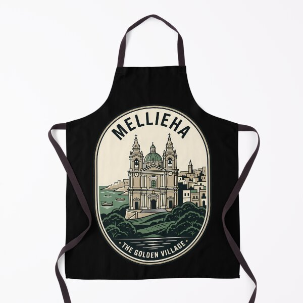 Item preview, Mellieha Malta The Golden Village Vintage Travel Emblem designed and sold by k3rstman1.